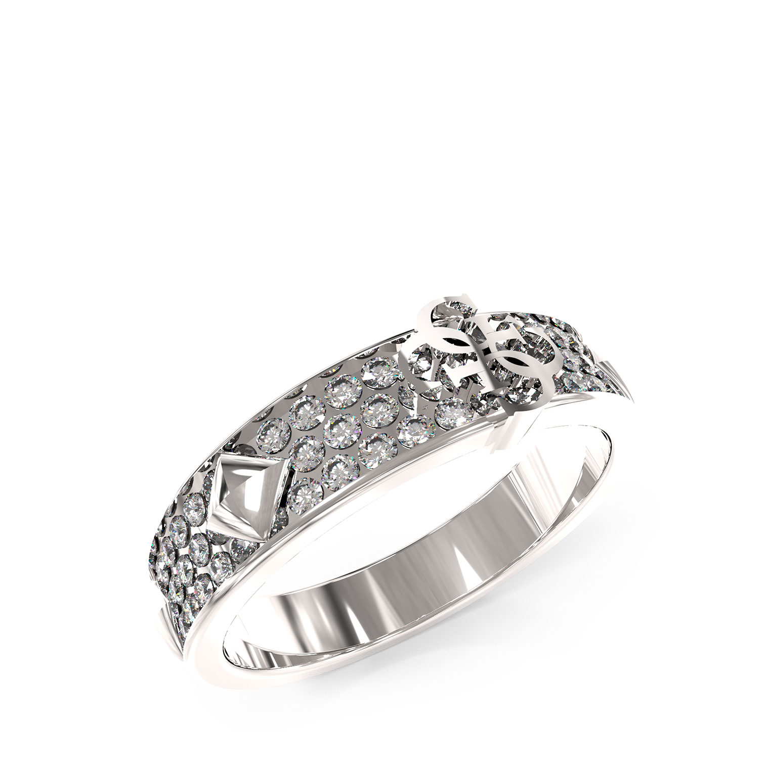 Guess Anillo de Acero JUBR03285JWRH54 , para Mujer