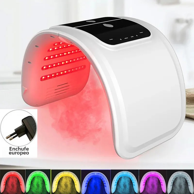 Máscara De Luz LED Para El Rostro 7 En 1 Dispositivo De SPA Facial Rejuvenecimiento De La Piel Máquina De Belleza Corporal Para El Cuidado De La Piel Vilnason GP001