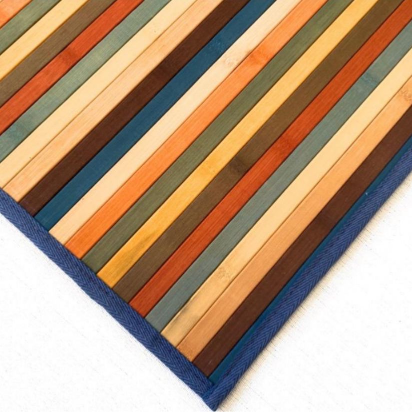 Alfombra de Bambú para Interior ALFOMBRAS CONFORT, Diseño Natural, Base Antideslizante y fácil mantenimiento