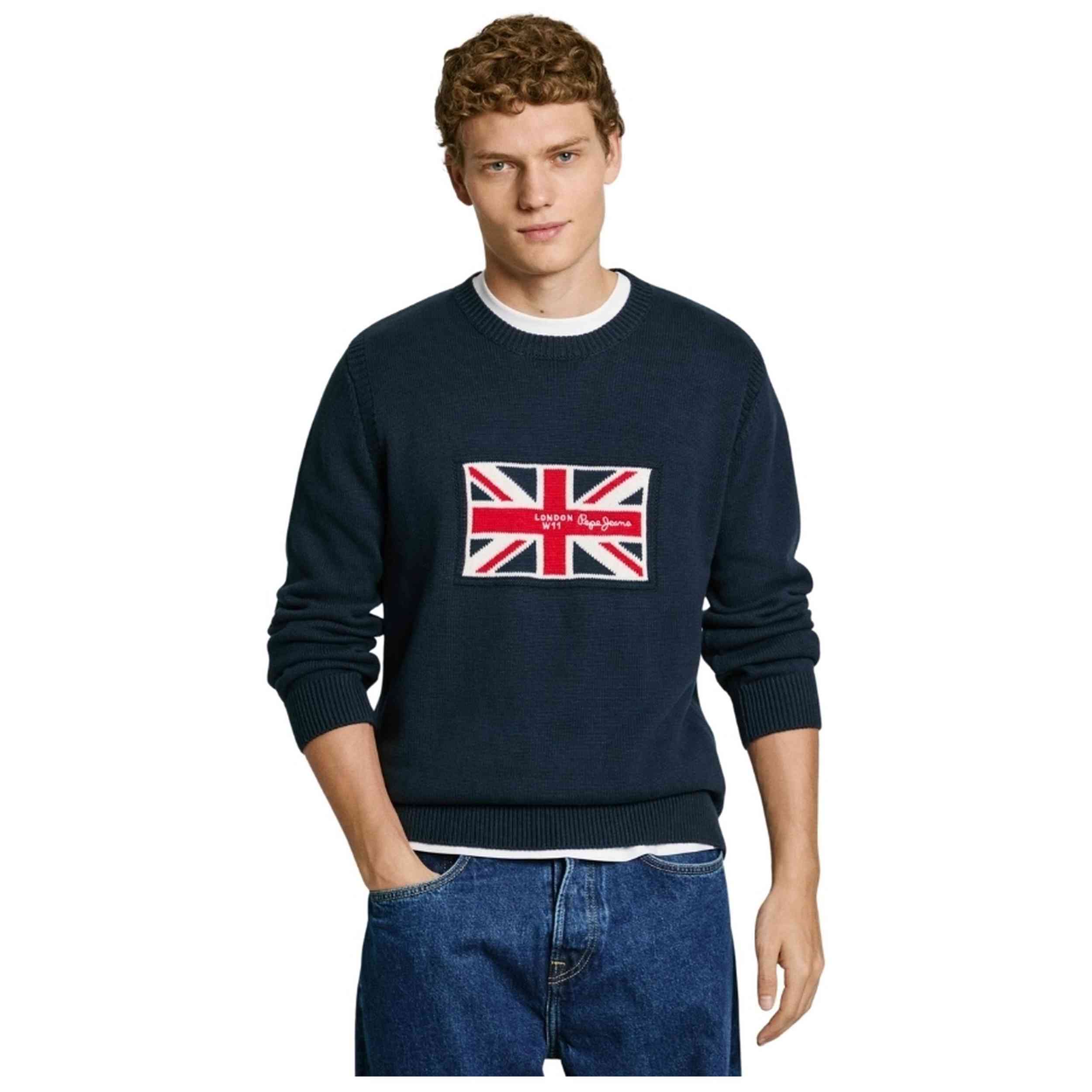 Jerseis Pepe Jeans modelo PM702509-594 para HOMBRE en color Azul