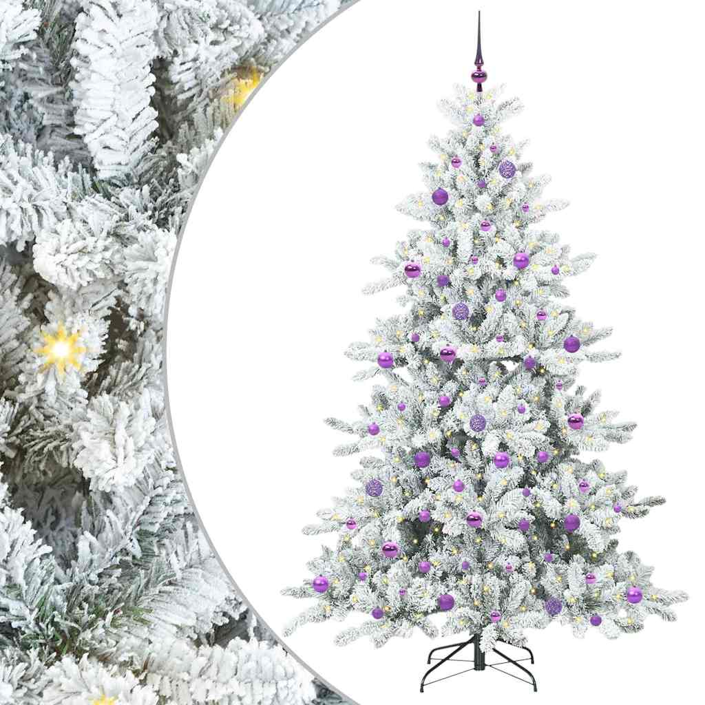 vidaXL Árbol de Navidad artificial con ramas articuladas 210 cm