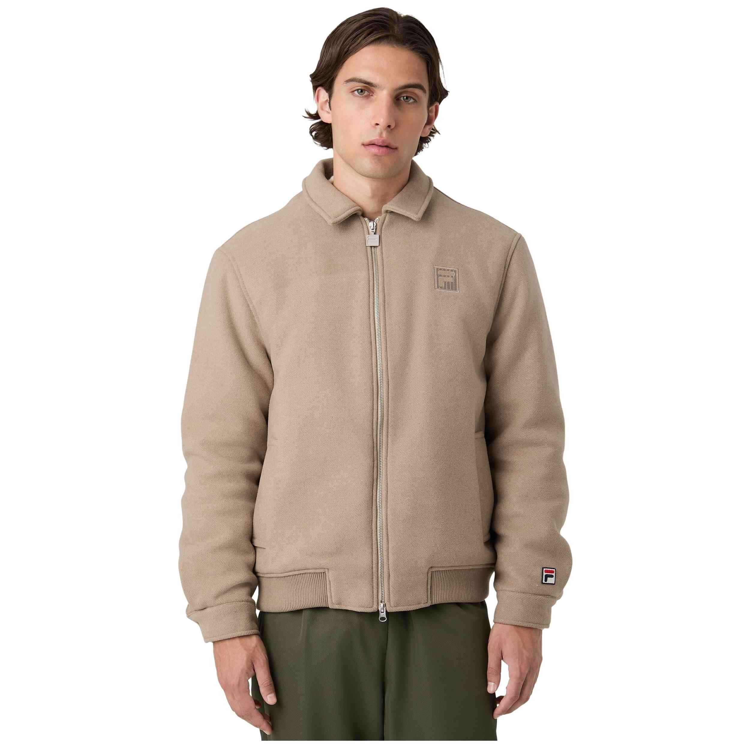Chaqueta Fila Men Como Regular Felted Varsity Jacket