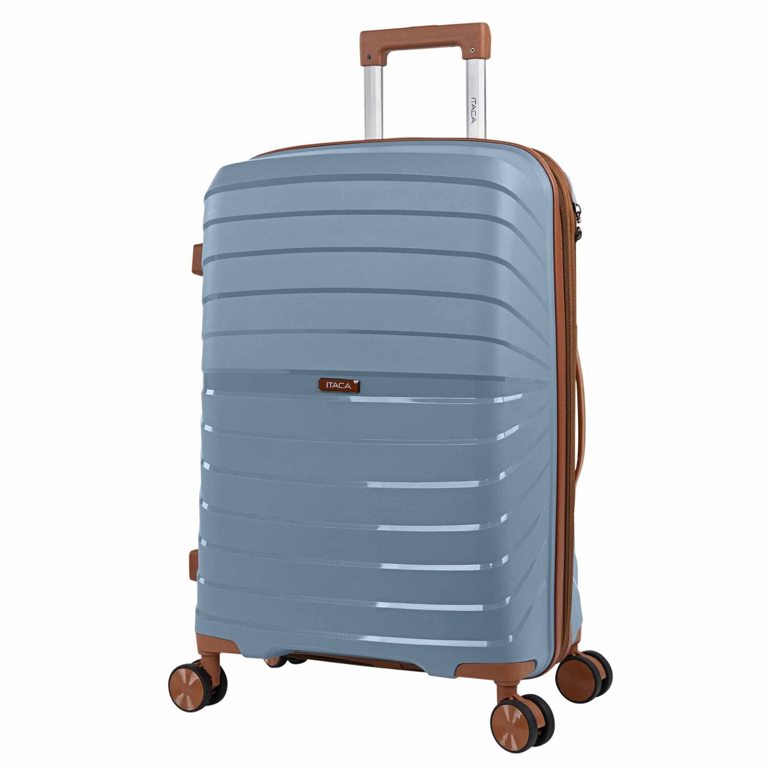 Itaca - Itaca Maleta Mediana Con 4 Ruedas Giratorias Para Viajes Largos Tipo Trolley. Candado De Combinación Ideal Como Maletas De Viaje Grandes 23 Kilos Y Maleta Viaje Mediana Resistentes Extensible