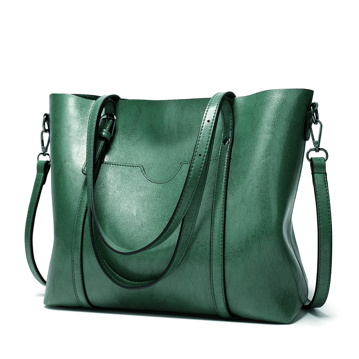 Bolso de mano para mujer, tipo asa superior, bolso grande de hombro o bandolera