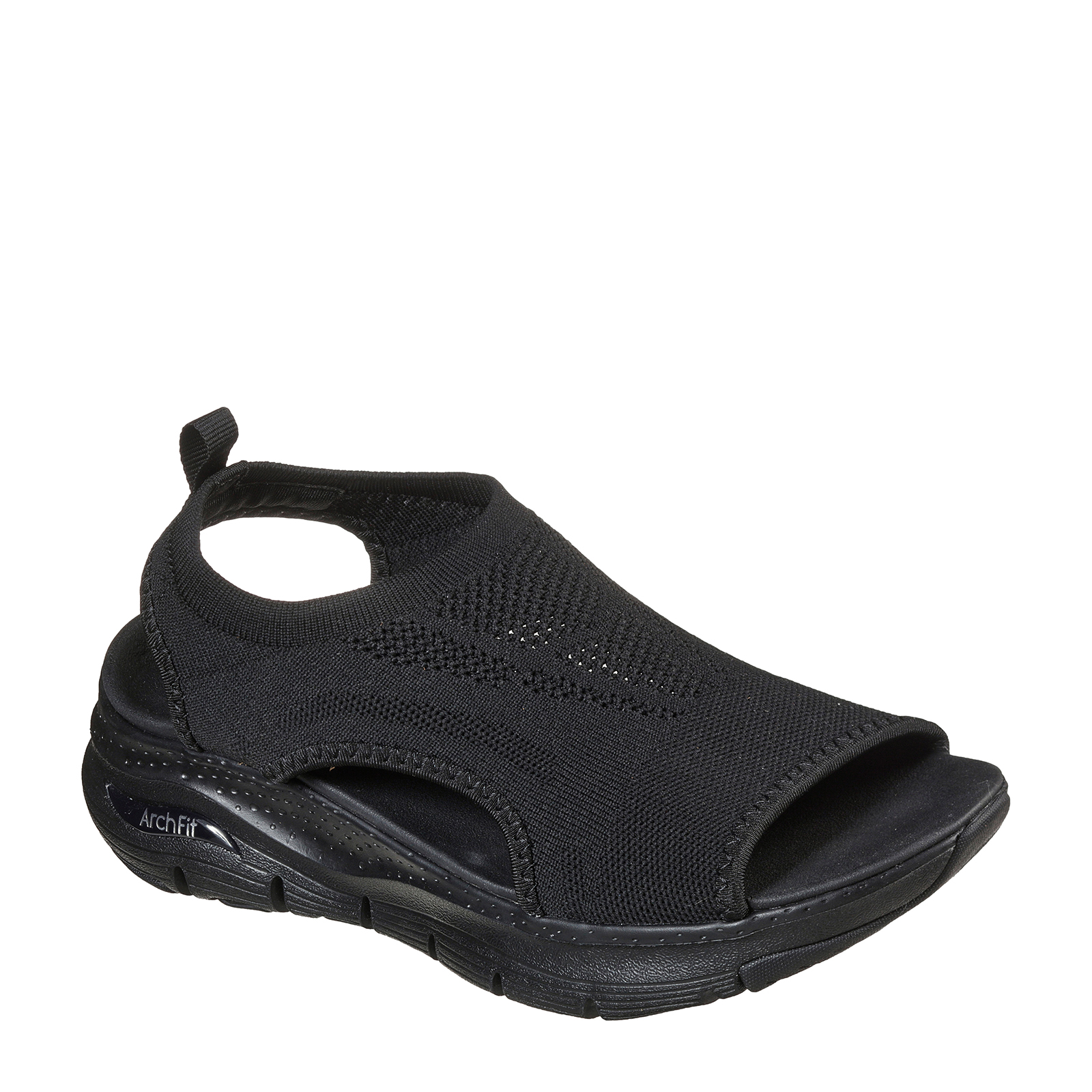 Skechers Sandalias Arch Fit Negras 119236-BBK , para Mujer