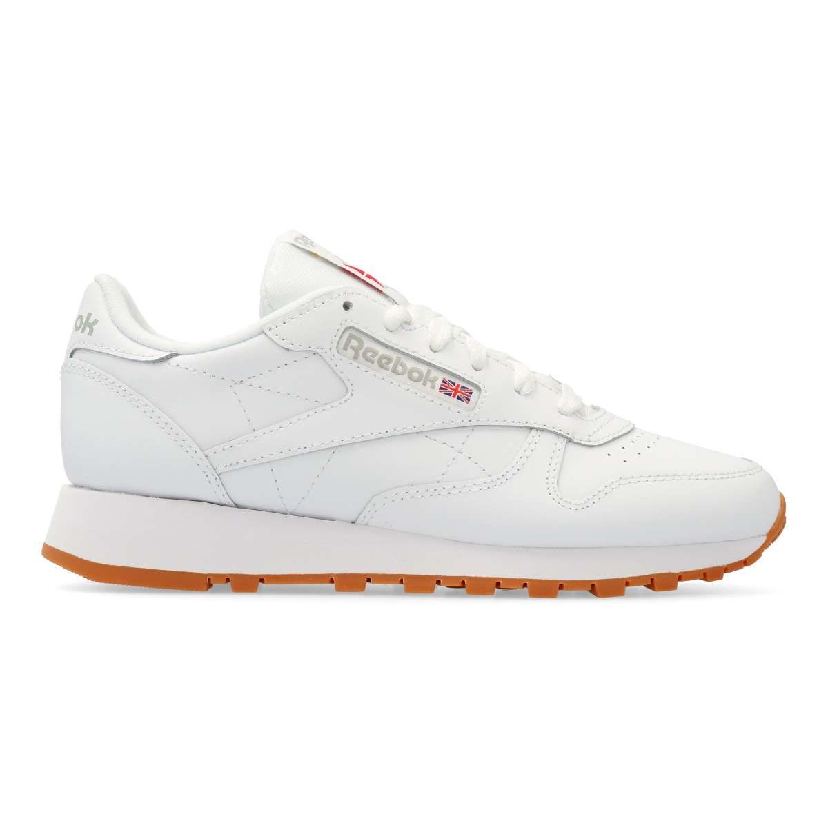 Reebok - Zapatillas deportivas Classic Leather para mujer, de piel con entresuela EVA y suela de goma, estilo casual blanco