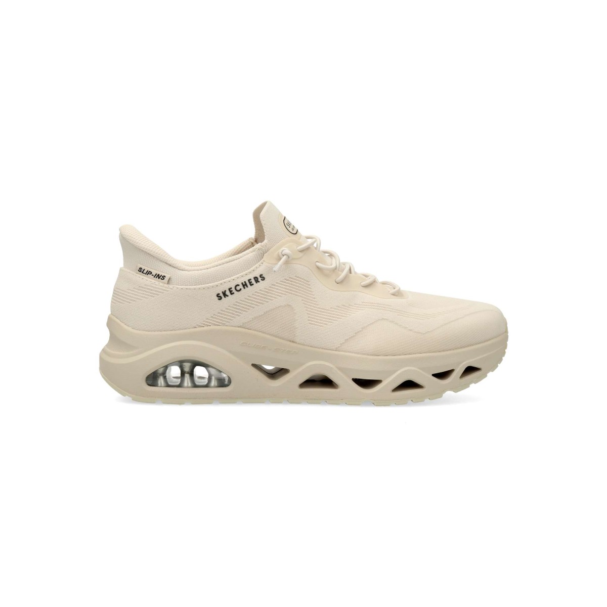 Skechers - Zapatillas slip-on UNO Glide-Step Air Gliders para mujer con tecnología Heel Pillow®, plantilla Air-Cooled Memory Foam® y entresuela Glide-Step® con cámara Skech-Air® visible