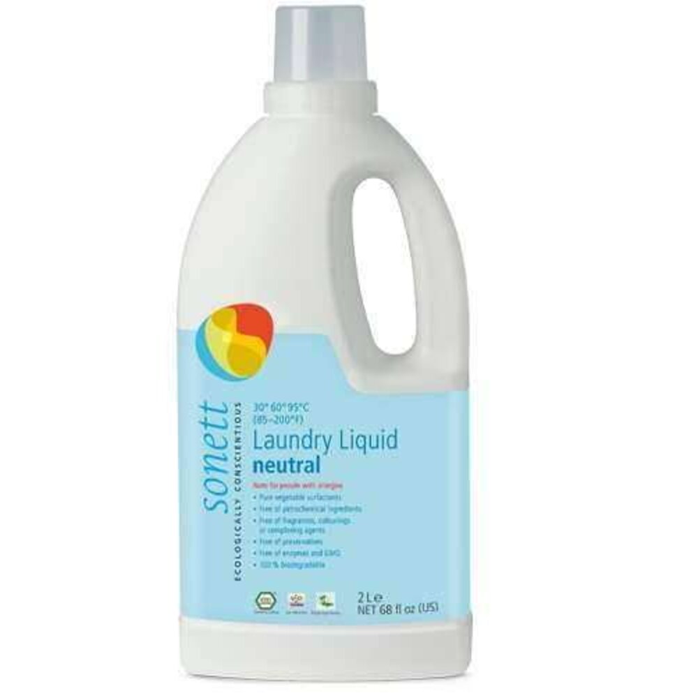 Camassia Detergente Líquido para Lavadora para Alérgicos 2 Litros | Limpieza de Hogar ECO | Idóneo para Personas con Alérgias o Piel Sensible | Ropa Algodón Lino Cañamo Tejidos de Mezcla