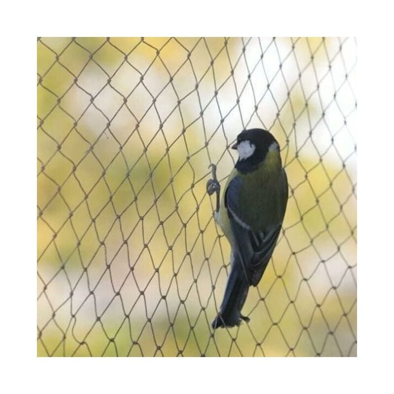 CA Red antipájaros, malla 【1,5 x 1,5 cm】10 m x 5 m, resistente para estanques de jardín, frutas y verduras.