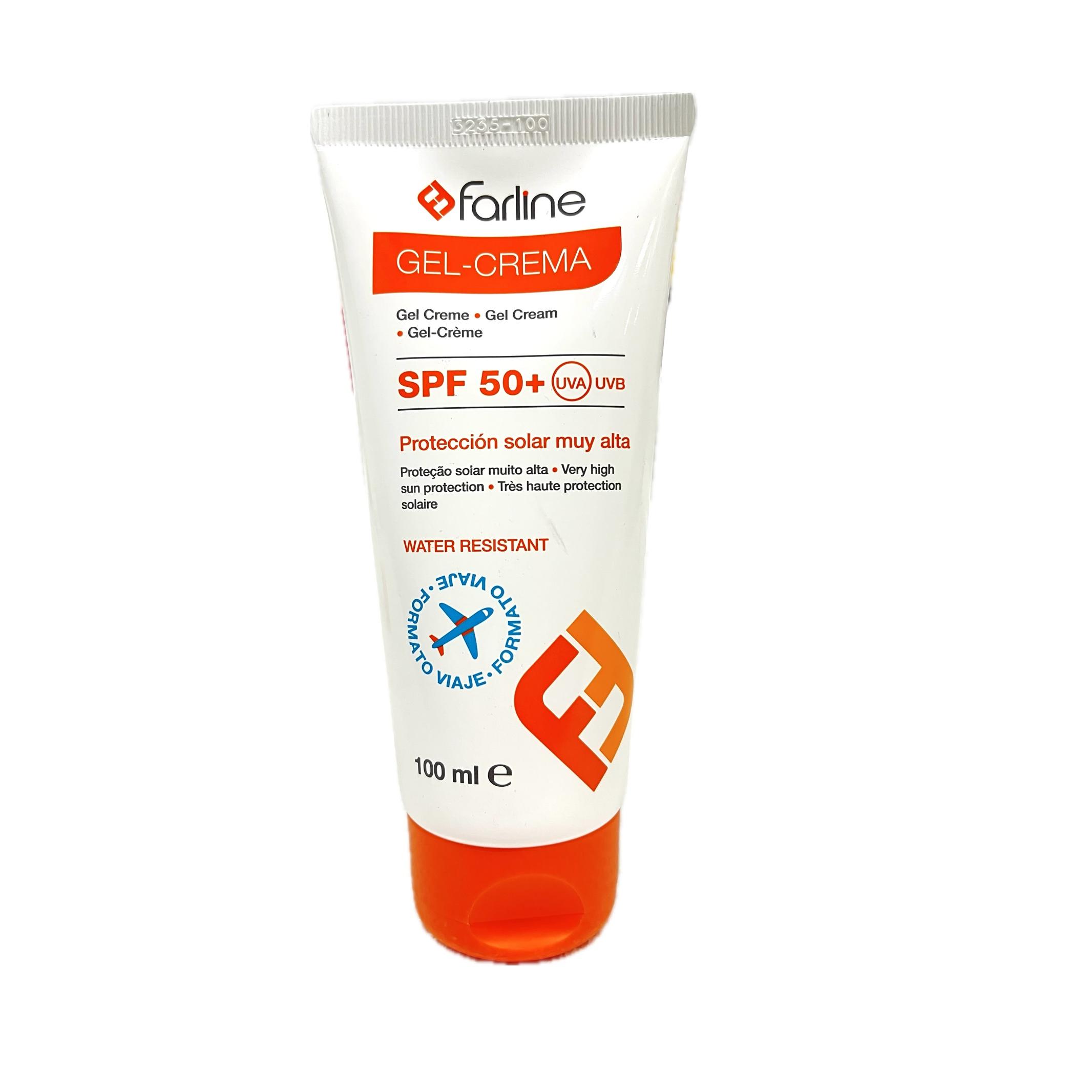 Farline Solar Gel-Crema SPF 50+ FORMATO VIAJE 100ml