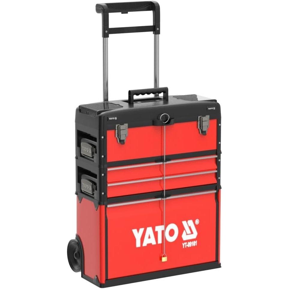Yato Caja de Herramientas YT-09101 Metal Multicolor
