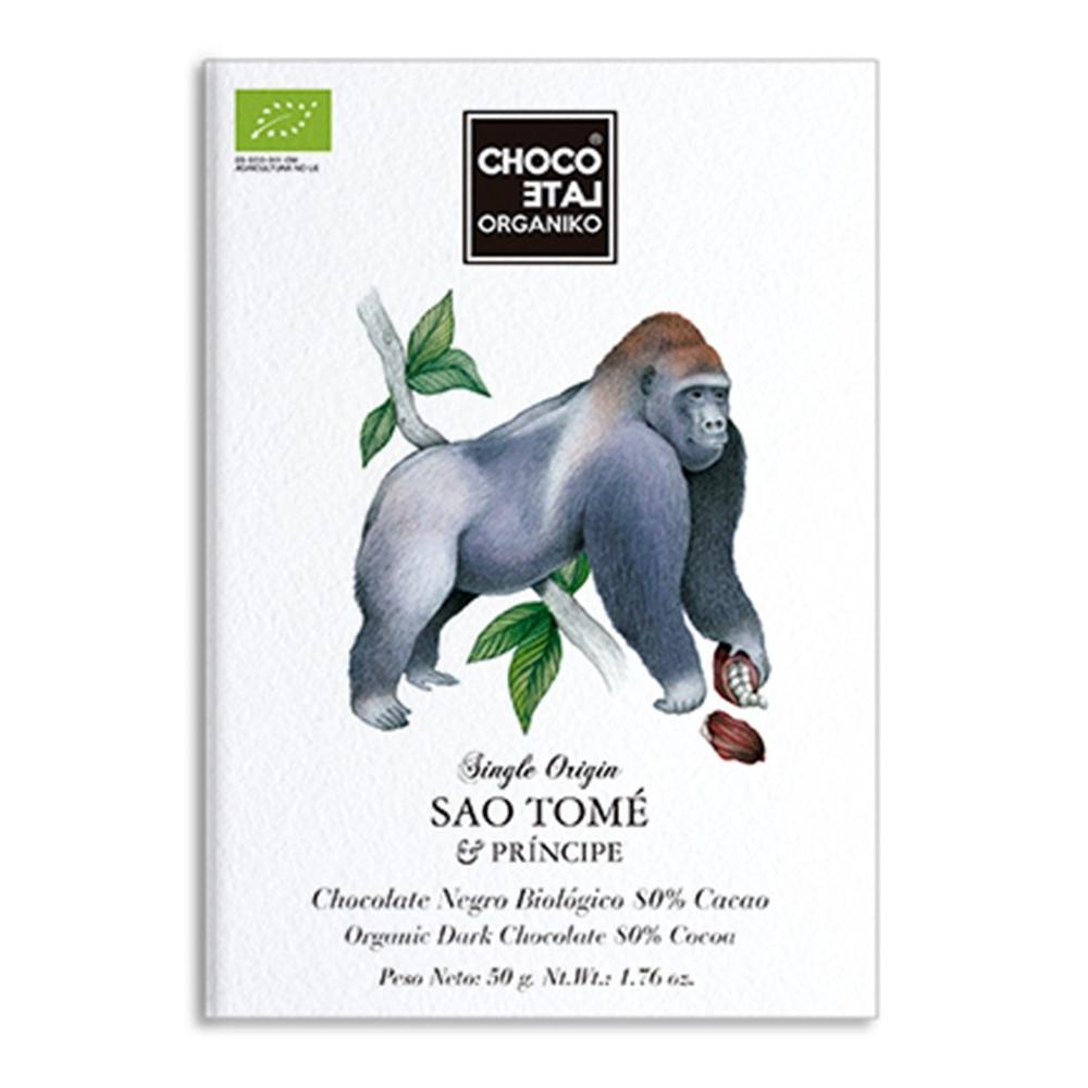 Choco Late Organiko Sao Tomé 80% .  España  50 cl. º