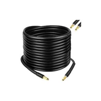 CA Manguera de repuesto para hidrolavadora de 15 m compatible con Karcher K2, K3, K4, K5 y K7 - Extensión de manguera de limpieza con conector rápido