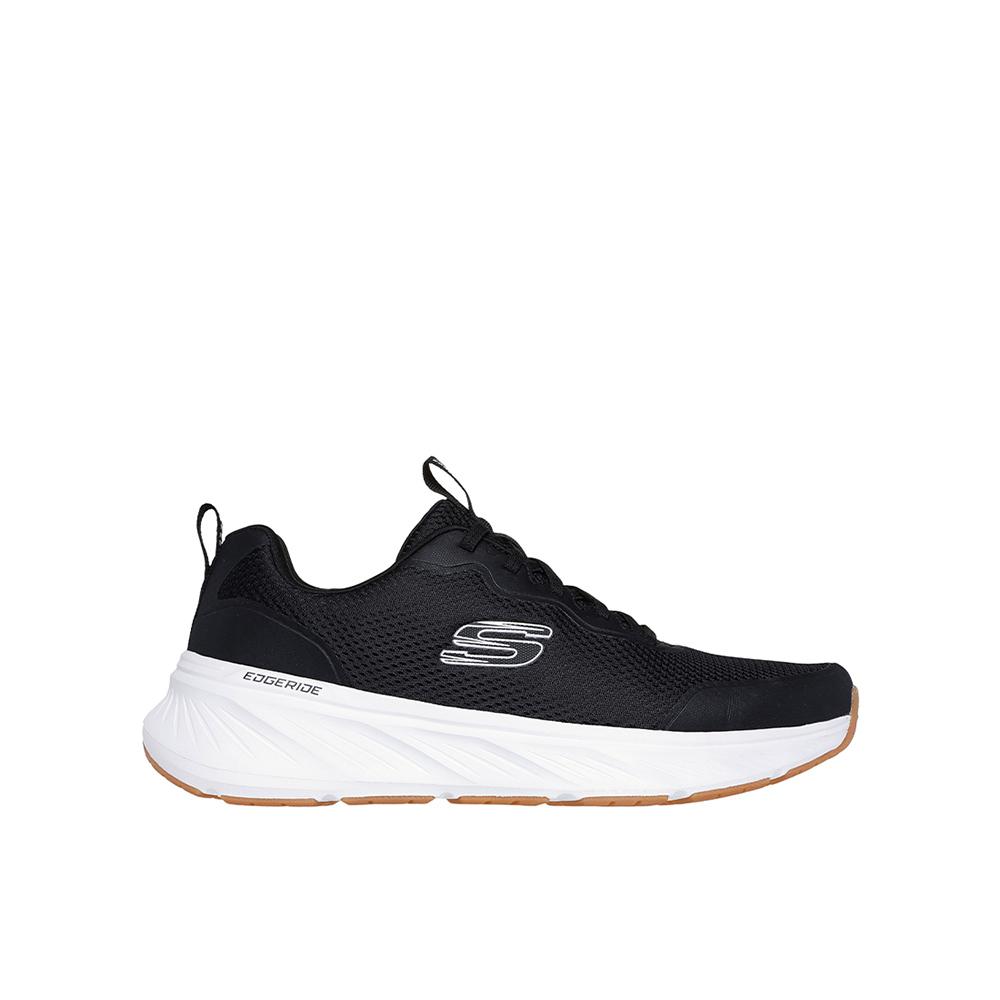 Skechers Edgeride - Rekze Zapatillas deportivas para hombre negras en textil y sintético 85812