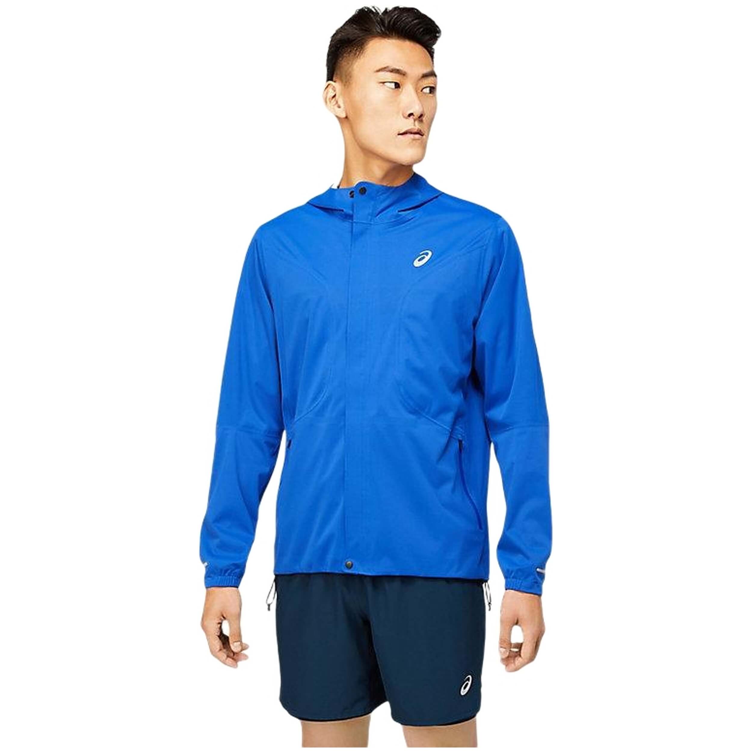 Chaquetas Asics para Hombre en color Azul