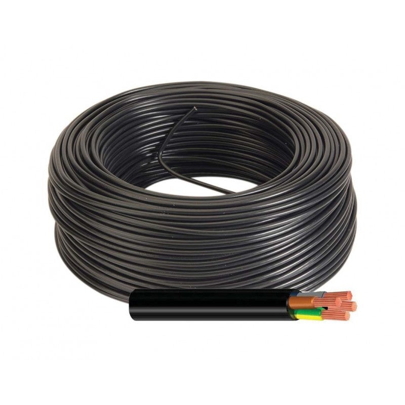 CABLE MANGUERA REDONDA NEGRA 4x1 (100mts) ADoceVoltios