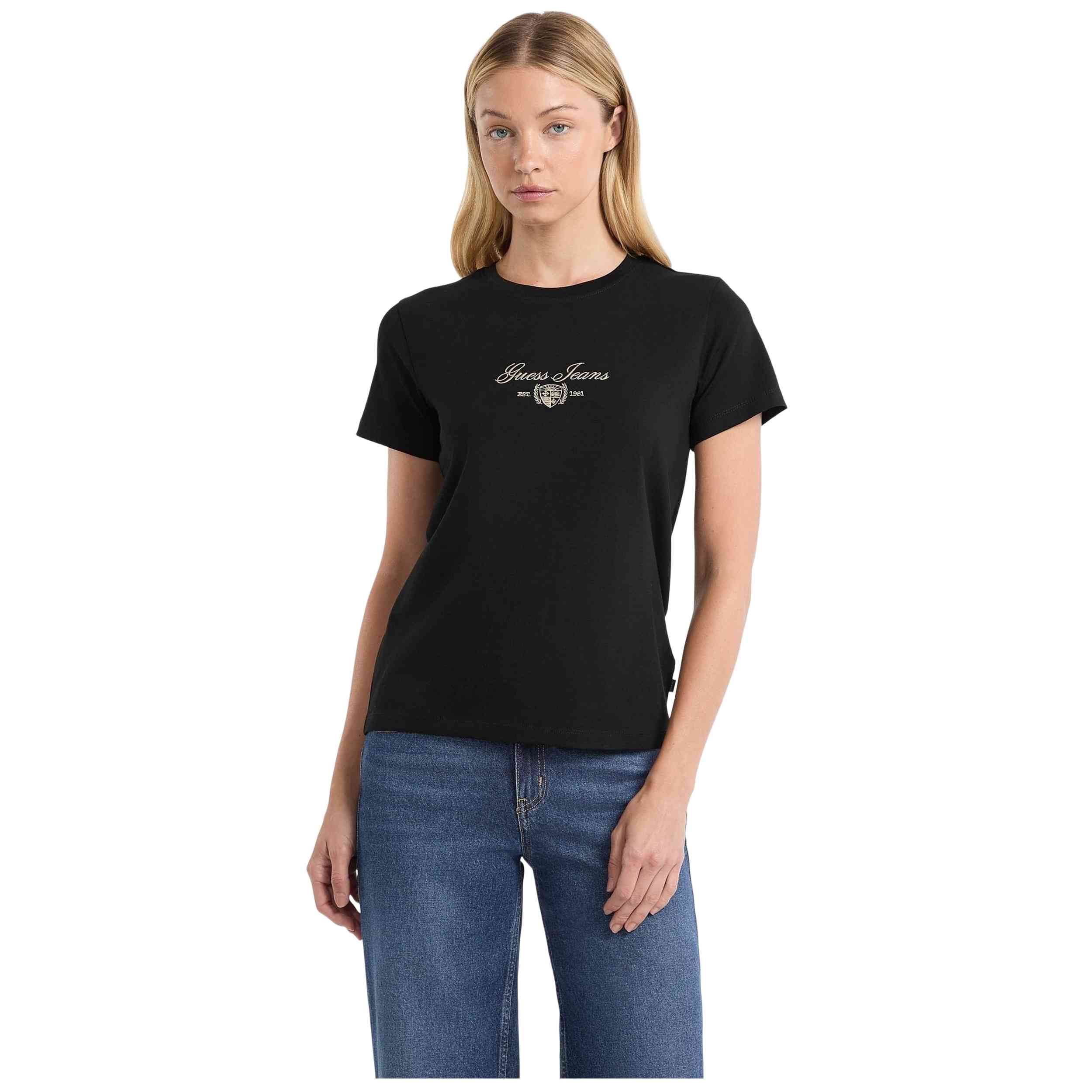 Camiseta De Manga Corta Guess