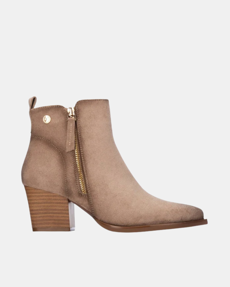 XTI 146103 Botines Cowboy Mujer Beige