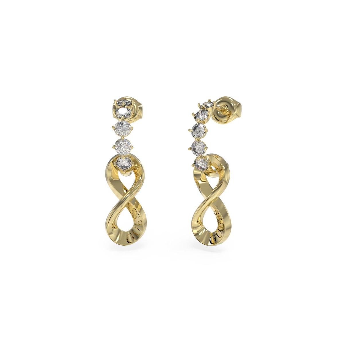 Guess Pendientes Mujer Endless Dream De Acero Dorado Jube03271jwygt-u