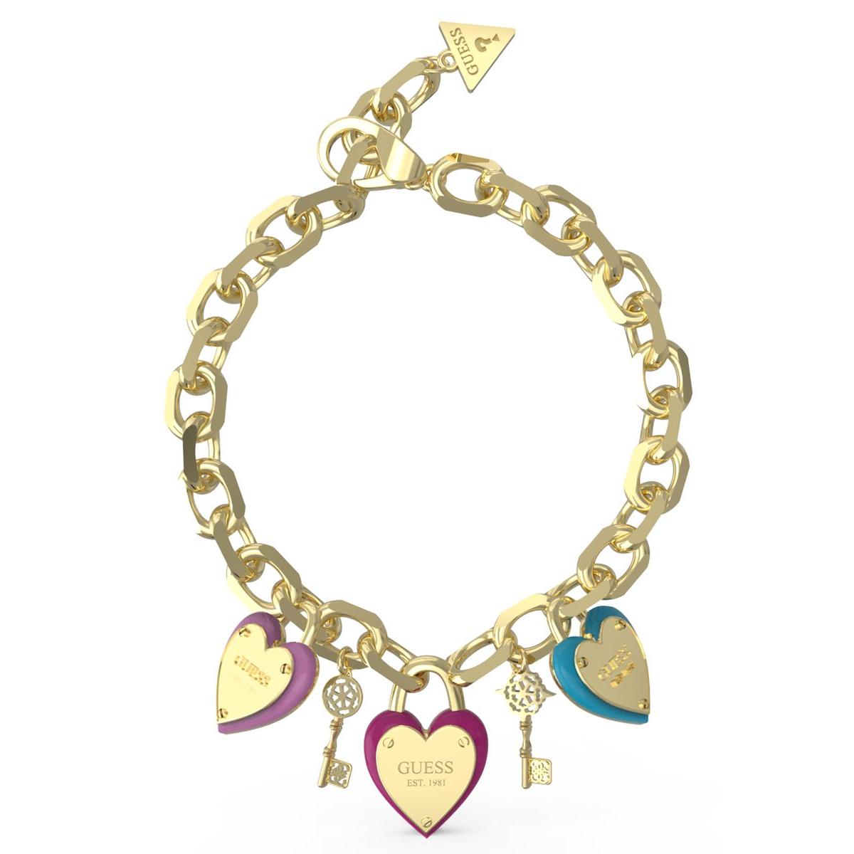 Guess Pulsera Mujer All You Need Is Love De Acero Dorado Jubb04202jwygmcs