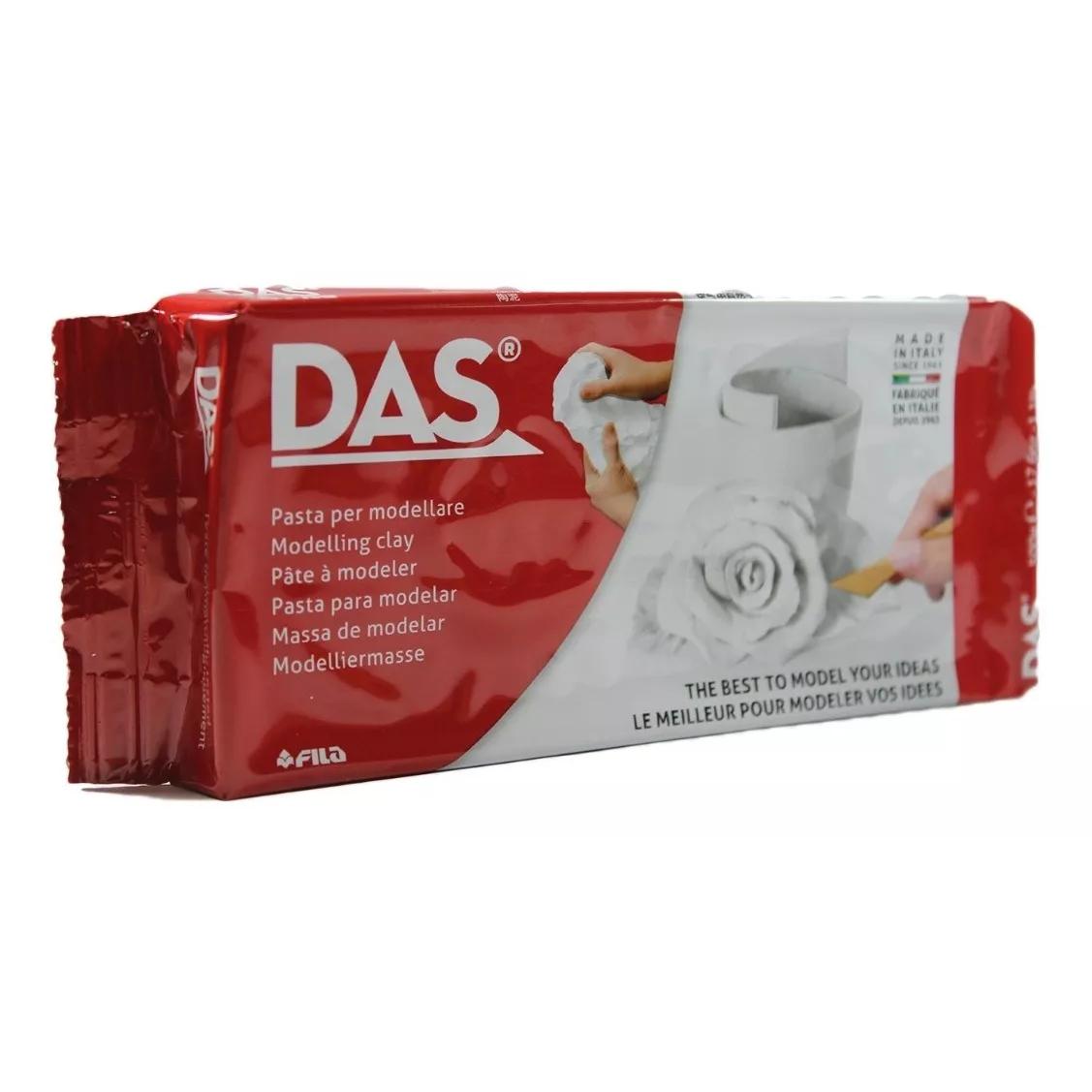 DAS pasta para modelar blanca de secado al aire. Arcilla Blanca para modelar.