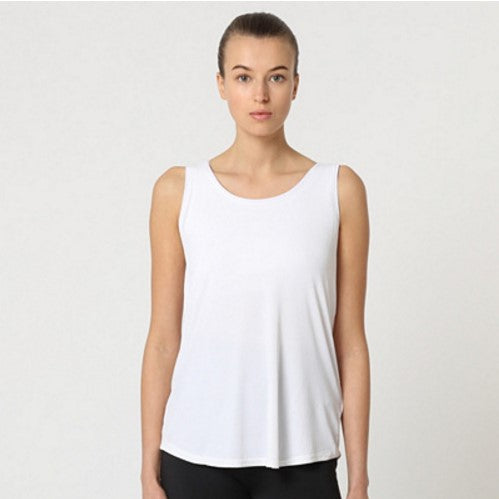 Blusa deportiva, camiseta sin mangas, escote redondo, espalda nadadora, tela ligera, estilo casual o fitness, color blanco, talla L, cómoda y fresca, ideal combinar leggings o shorts, ✅Entrega 24/48h