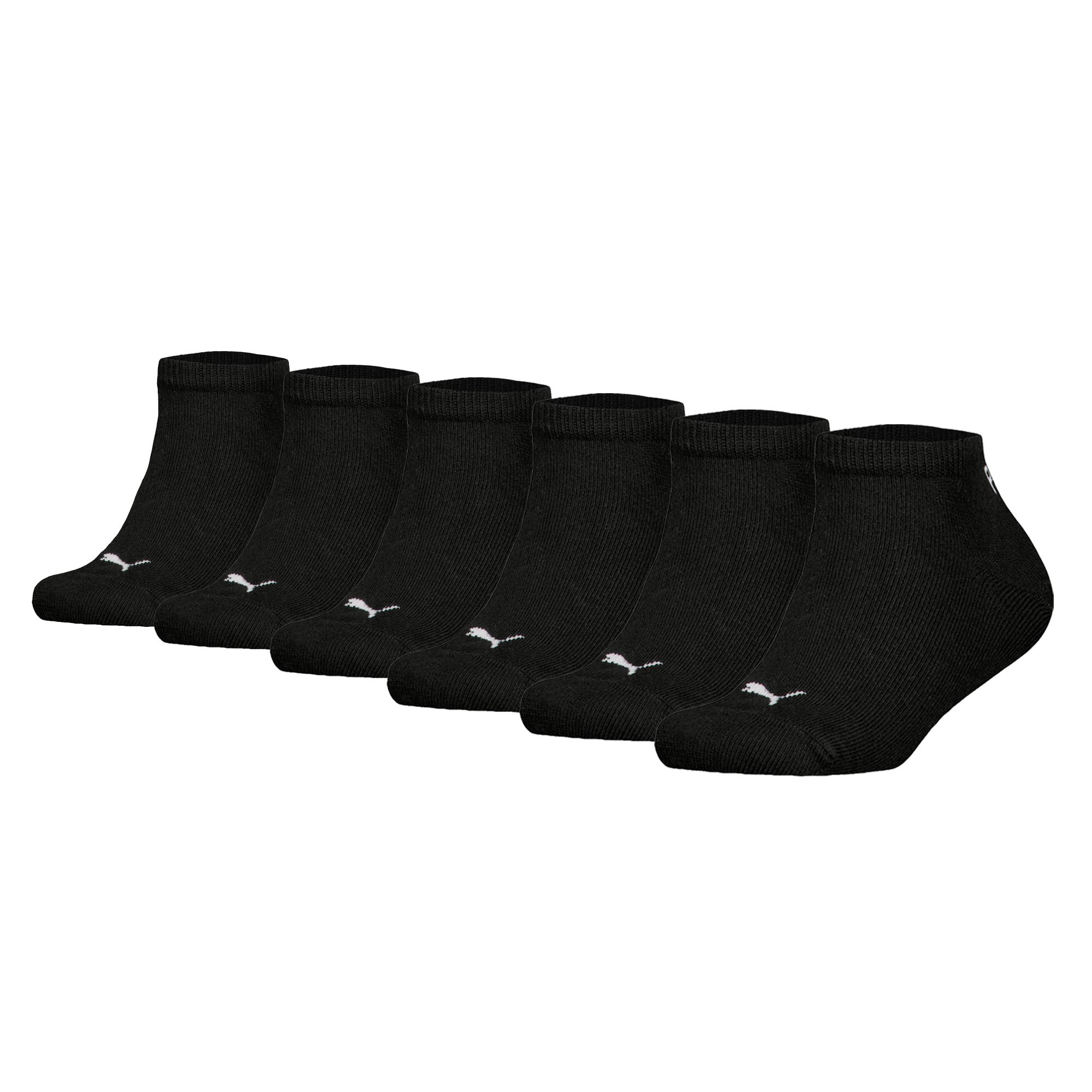 PUMA Lote de 6 calcetines para niños - Plain Sneaker ECOM 6P, logotipo, color liso Plain Sneaker ECOM 6P