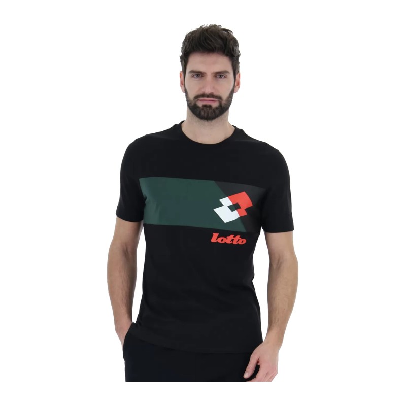 Camiseta Athletica Lg Iii Tee 216874 Negra Hombre Manga Corta