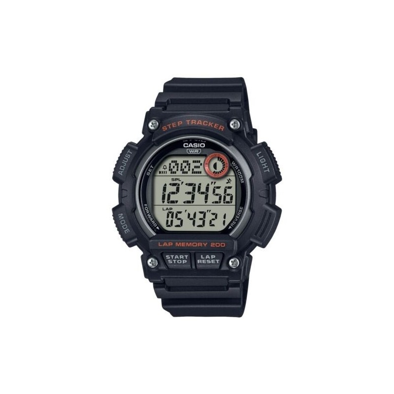 Reloj Casio caballero WS-2100H-1AV digital correa caucho negra WS2100H1AV