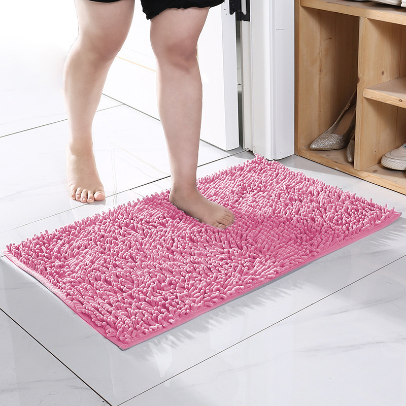 Alfombra Baño Gusano, Material Poliéster Suave, Cómoda y Acogedora, Agua Súper Absorbente, Secado rápido, Antideslizante, Gruesa para el Cuarto de Baño, Decoración de duche, Para pies