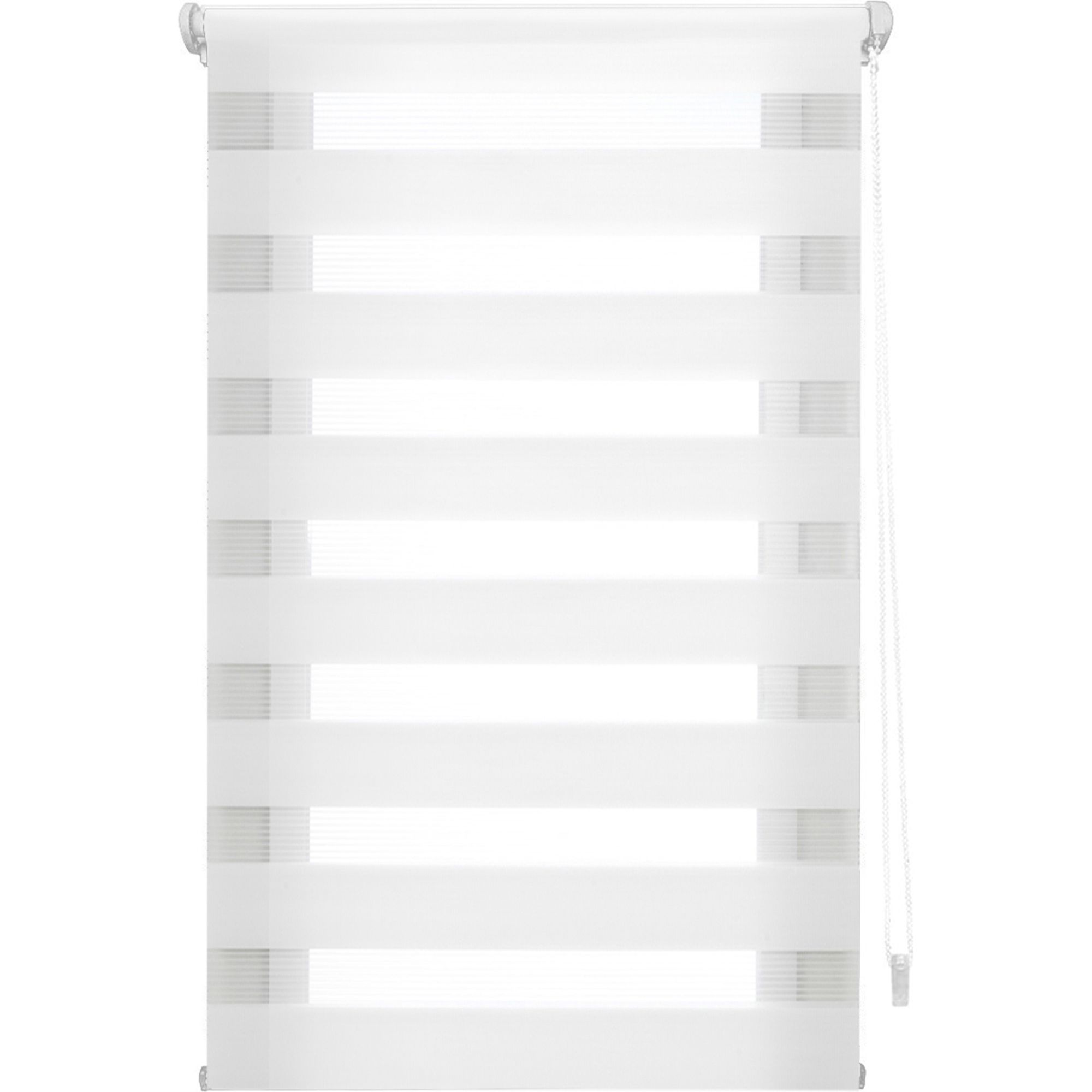 DECORBLIND  Estor Noche y Día SIN HERRAMIENTAS - Estor Enrollable Easy Fix SIN TALADRAR - Estor Anti-Deshilachado Fácil Limpieza - Estor Ventanas Noche y Día Enrollable - Estor Enrollable Tejido Doble Capa Mecanismo y Accesorios con Seguridad Infantil
