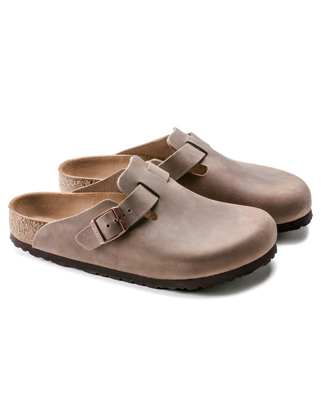 Zuecos Birkenstock Boston BS Tabacco Brown
