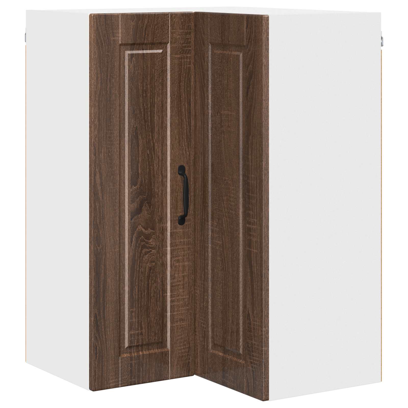 vidaXL Armario Esquinero de Pared PORTO 57 x 57 x 80 cm Multicolor