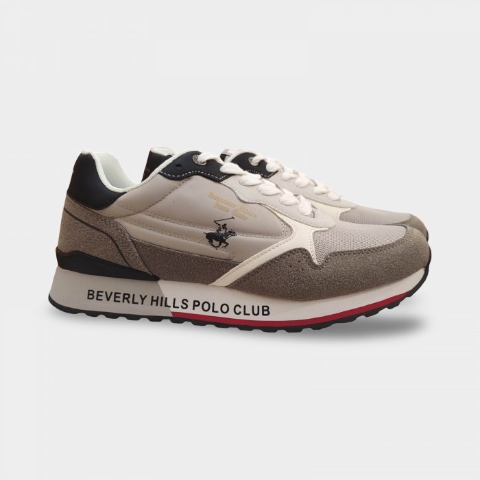 Zapatillas Beverly Hills Polo Club gris hombre casuales cómodas y ligeras