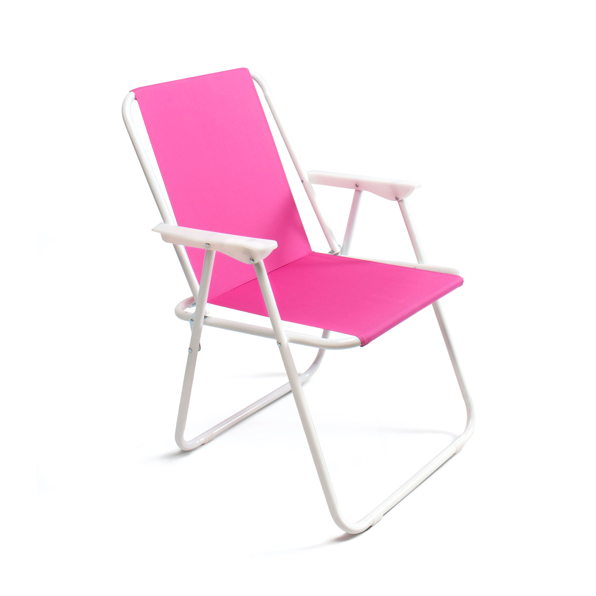 The Secret Home - Silla de Playa Plegable de Tela y Metal - Dimensiones: Alt. 75cm x An. 50cm x Prof. 58cm - Ideal para Playa y Piscina - Varios Colores