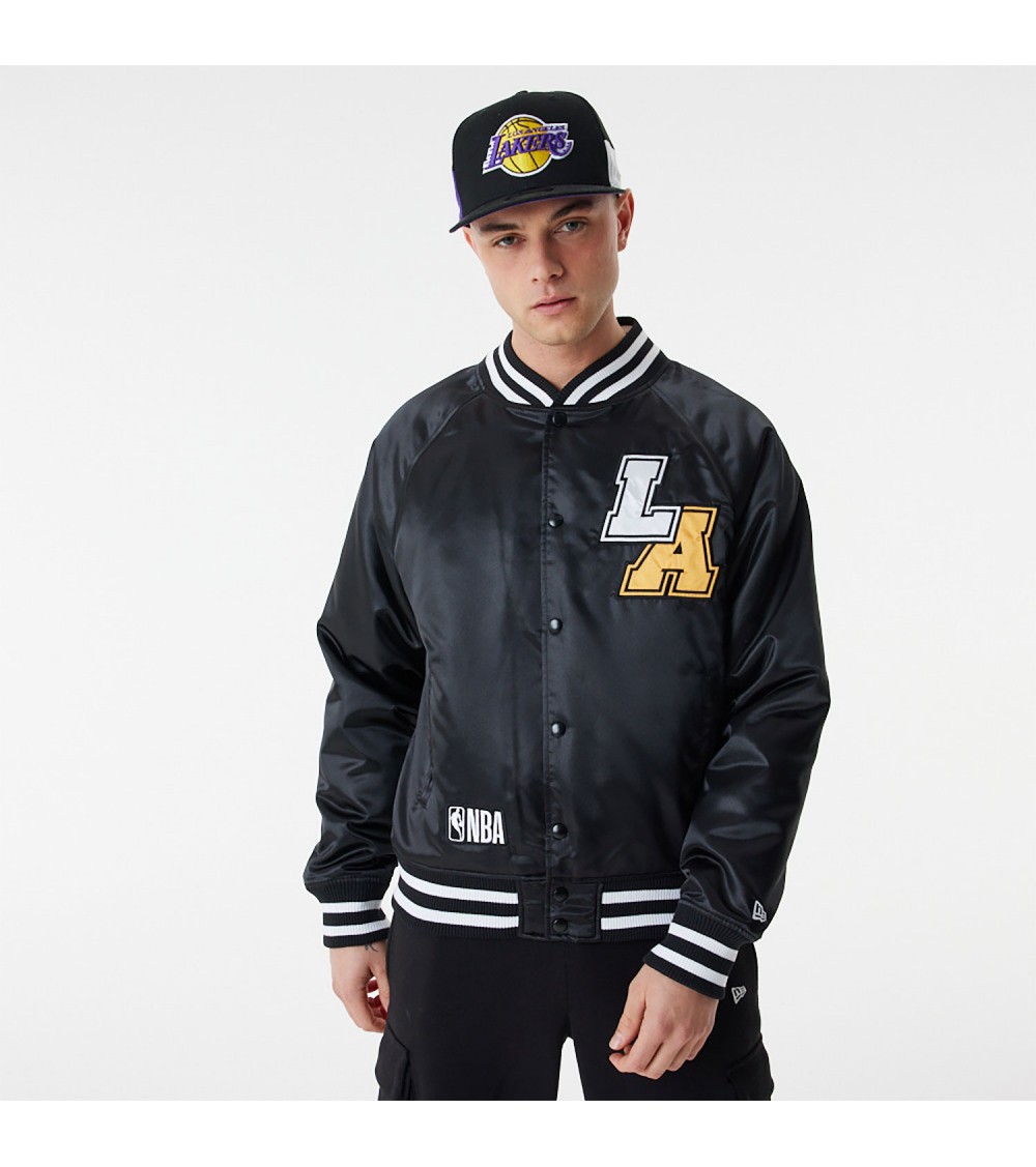 Chaqueta Hombre New Era  Los Angeles Lakers 60424455 Sudaderas Hombre New Era