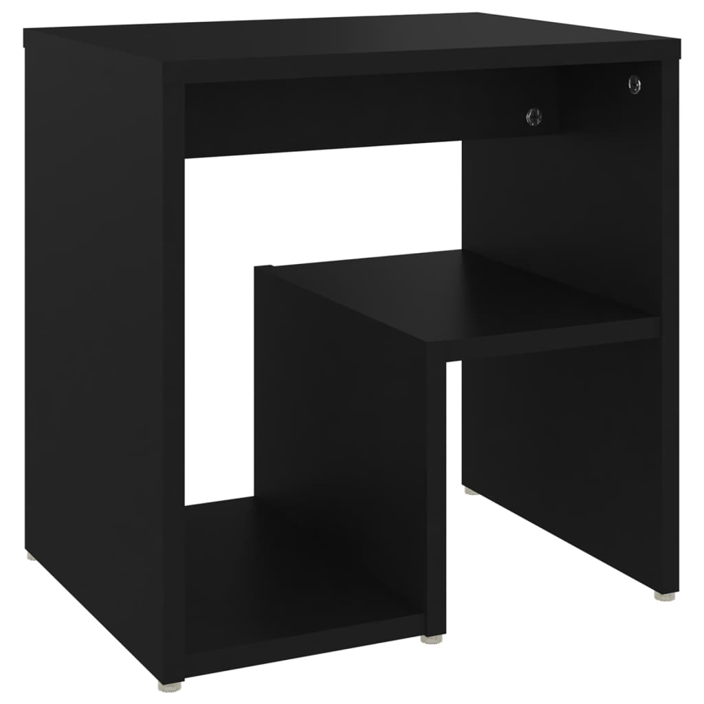 Vidaxl Mesita de Noche de Madera Contrachapada 40x30x40 Cm - Blanco