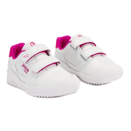 Deportivas escolares JOMA GINKANA JR en 5 colores con doble velcro.