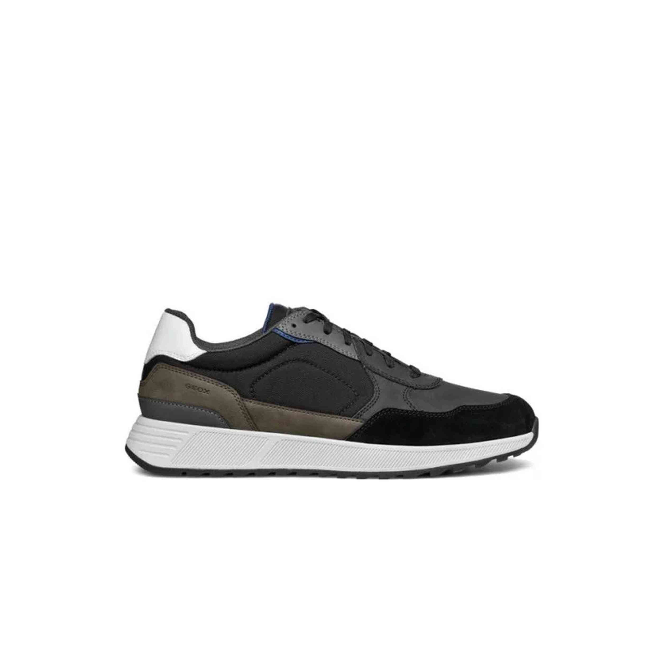Zapatillas Geox Molveno - Nbk Sint.+Tess. Hombre Negro/Military