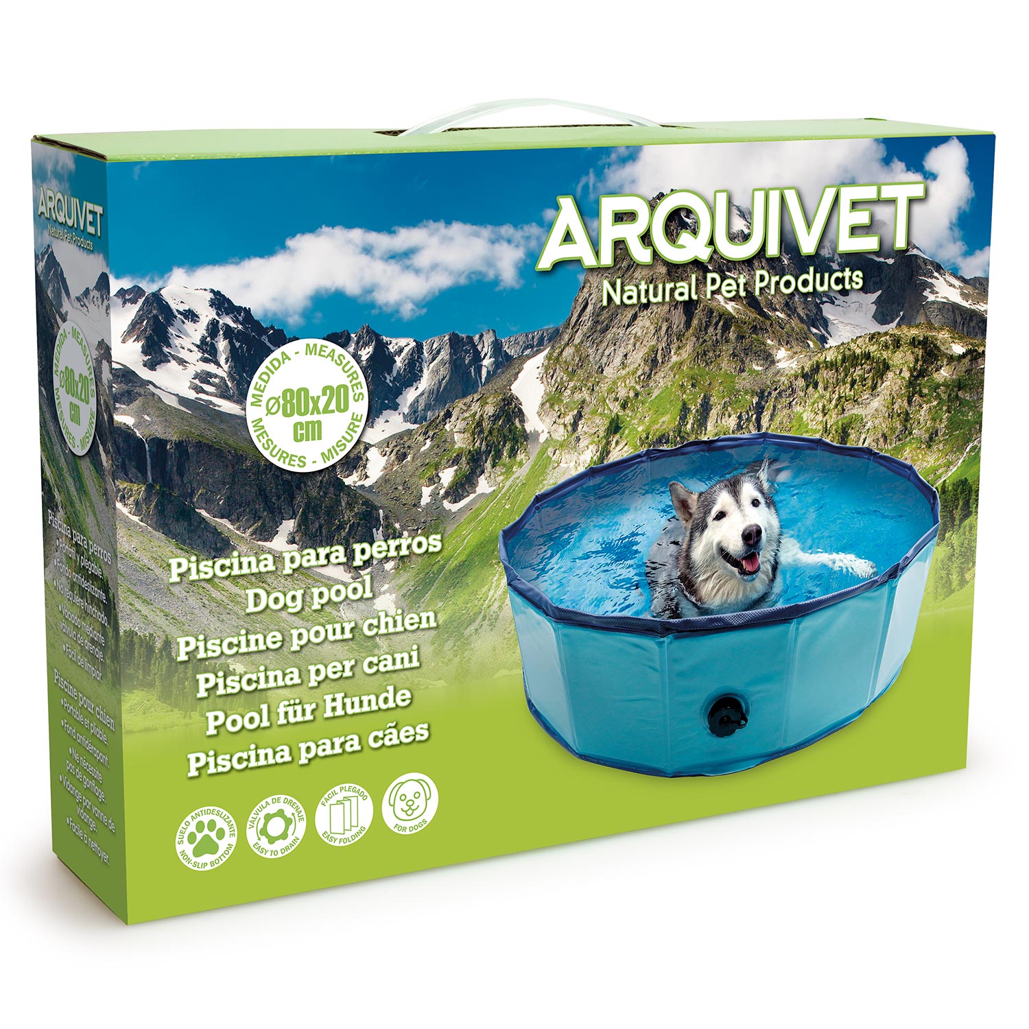 Piscina para Perros 80x20 cm