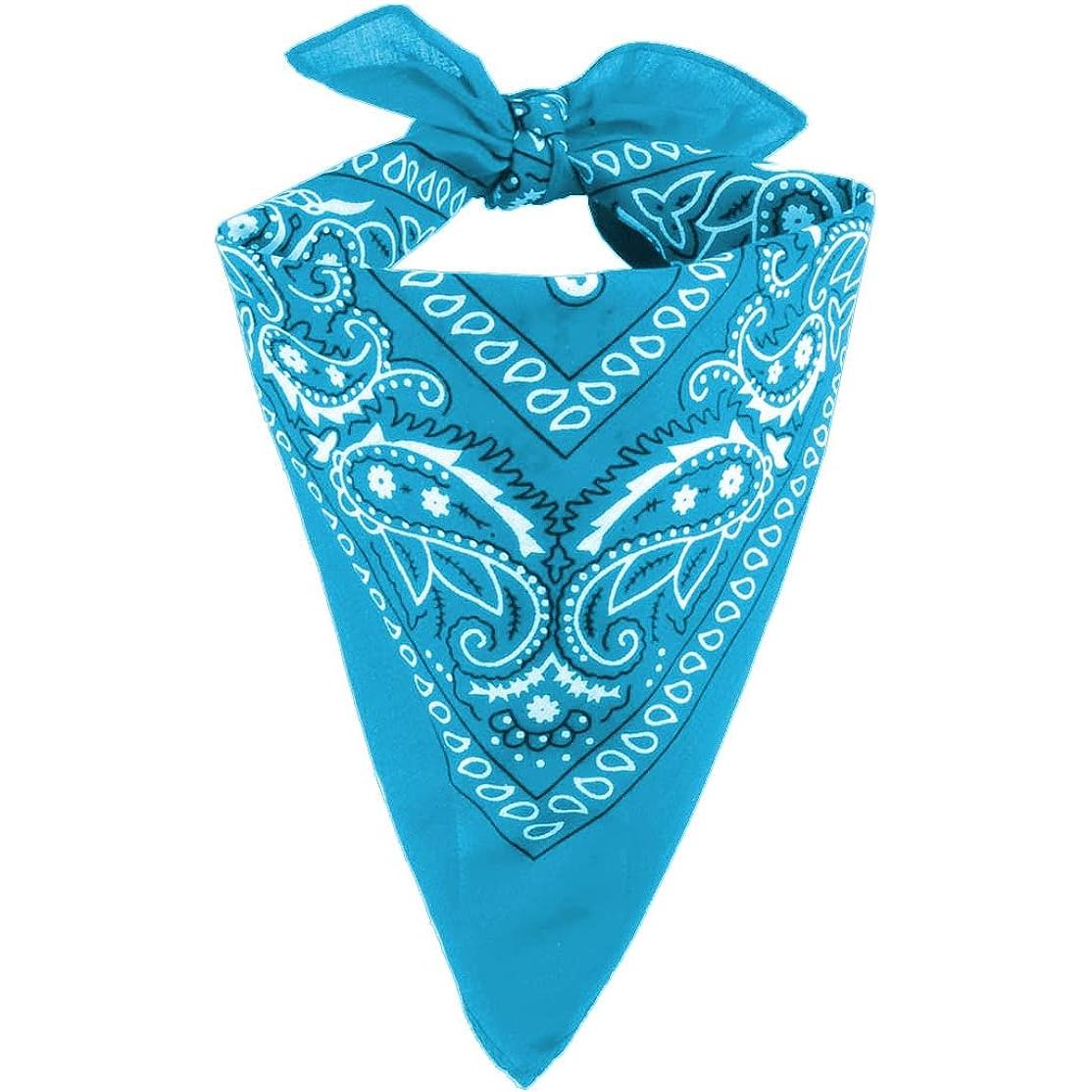 EUROXANTY Bandana 100% Algodón  Pañuelo para el Cuello, Cabeza, Muñeca  Diseño Único  Pañuelos para Moda y Deporte