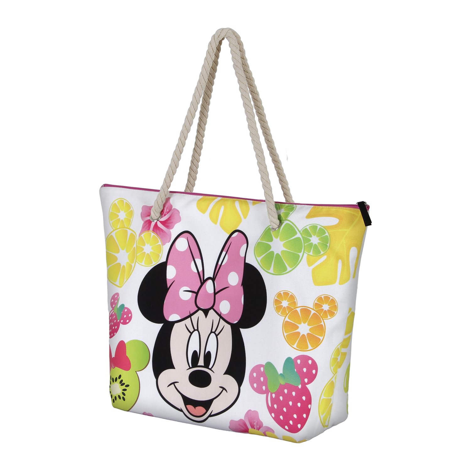 Disney Minnie Mouse Fruits Soleil Beach Bag, Multicolour