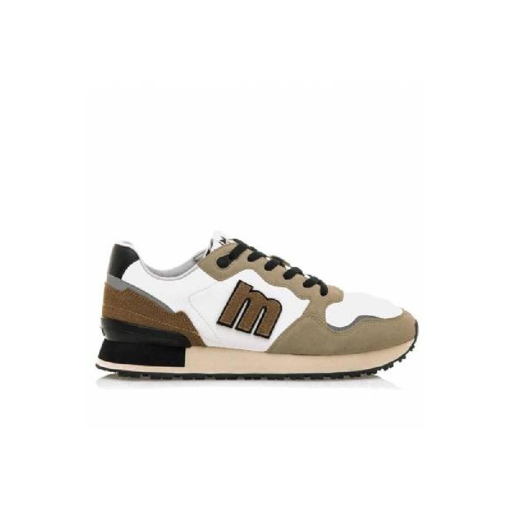 MUSTANG 84427 PIEL ZAPATILLA BLANCO/BEIGE C56233