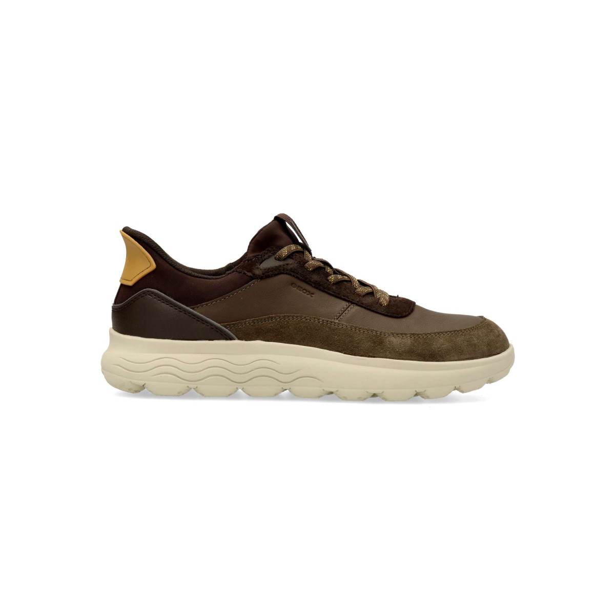 Geox - Zapatillas deportivas Spherica para hombre con suela de goma absorbente y sistema Fast-in para calzado rápido, ideales para uso diario y looks informales