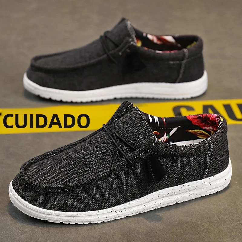 TK Zapatos Casuales Para Hombre Transpirables Ligeros Slip-On Simple Cómodos De Color Sólido Suela Suave Zapatos De Loafer Para Venta