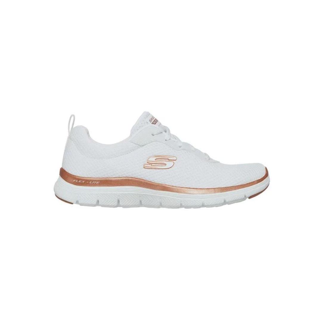 Zapatilla Mujer Skechers Graceful Blanco/Dorado