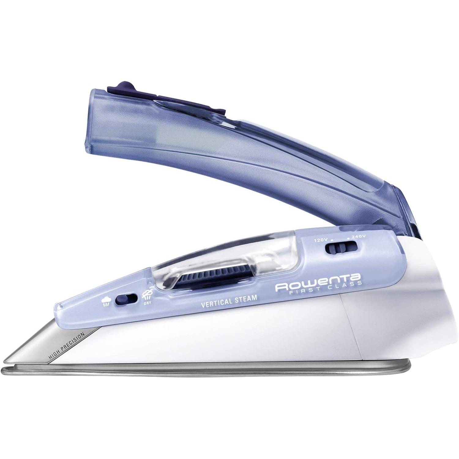 Rowenta – Plancha de Vapor Rowenta, Doble Voltaje, Con Asa Plegable y Bolsa de Viaje DA151 plancha de viaje.