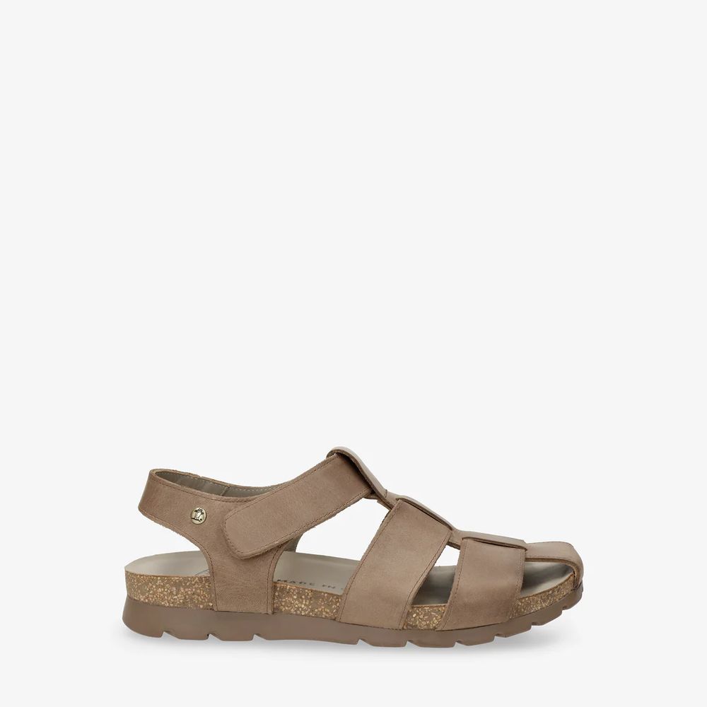 Sandalia Panama Jack Stanley En Piel Napa Grass
