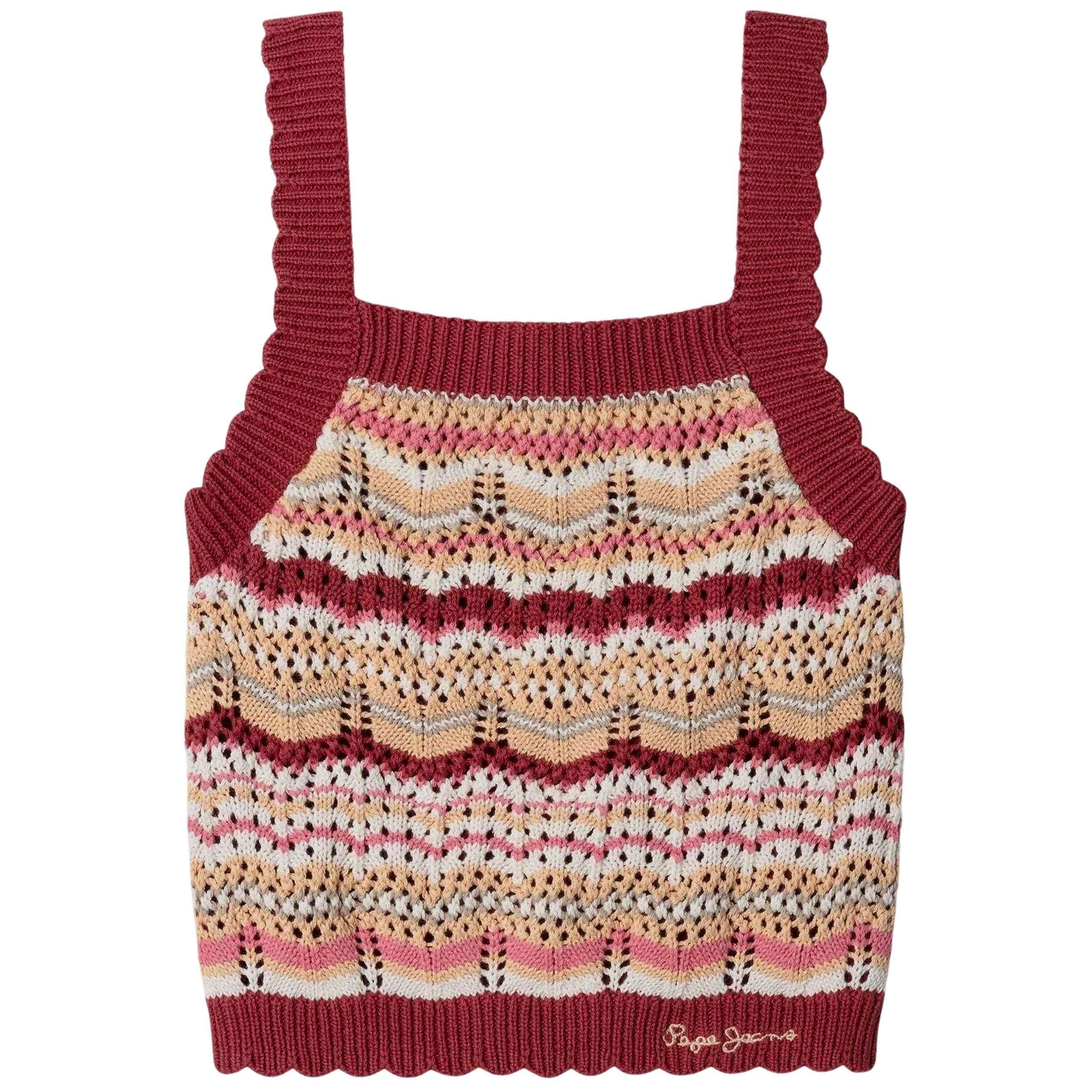 Top Pepe Jeans modelo PG7000024-287 para Niñas en color Rojo