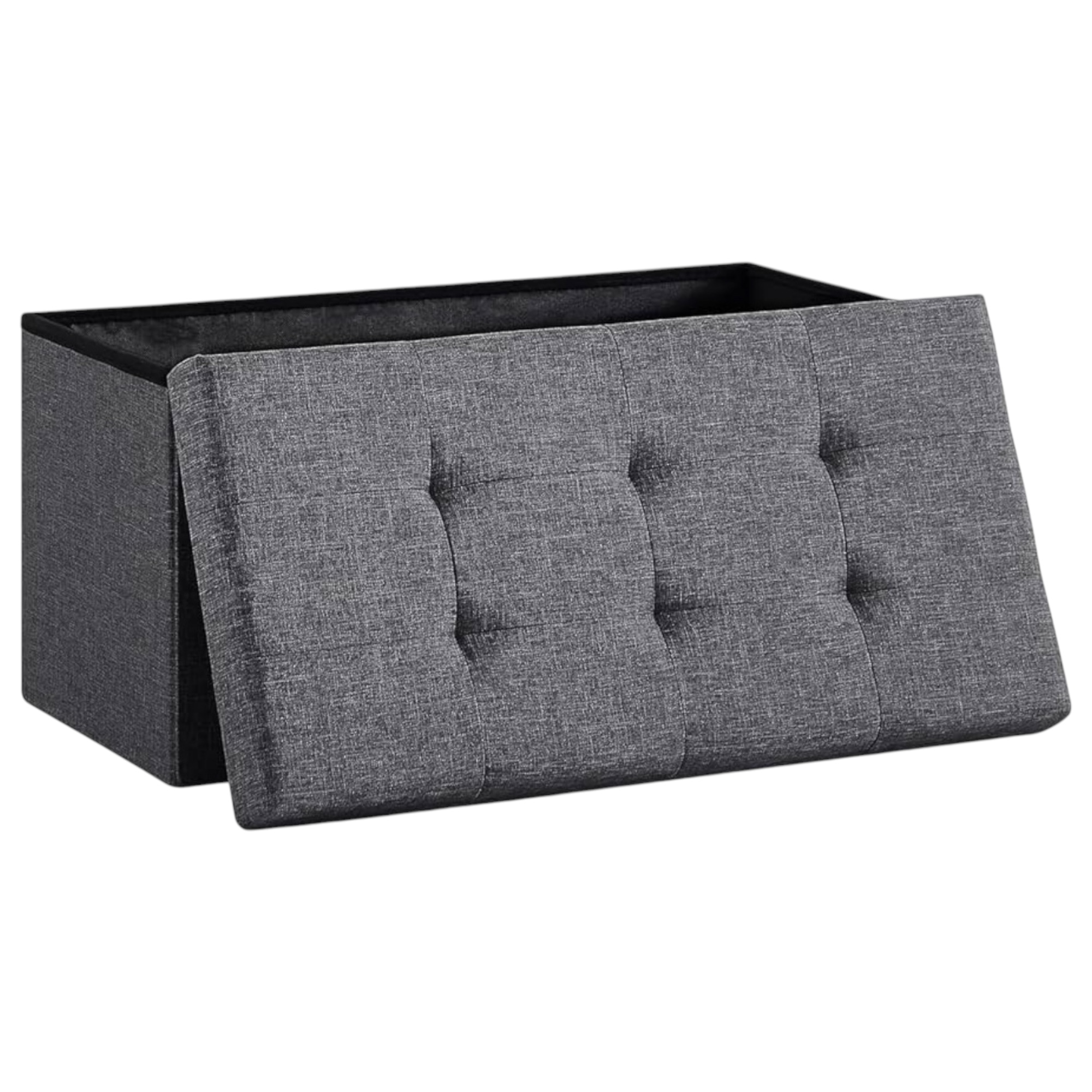 Puff Storage, Folding Storage Trunk, Footrest Stool, Cube Bench, Supports up to 300 kg, for Living Room, Bedroom, Entrance. Trunk Puff Storage Stool Ottoman Linen Stool Seat Footrest (cajon-001 2190 D7)